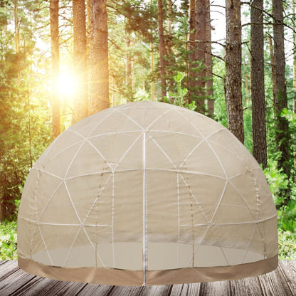 Extra Large 12FT Outdoor Igloo Garden Greenhouse Dome Tent – All‑Weather, UV‑Resistant, 10‑Person Capacity
