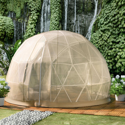 Extra Large 12FT Outdoor Igloo Garden Greenhouse Dome Tent – All‑Weather, UV‑Resistant, 10‑Person Capacity