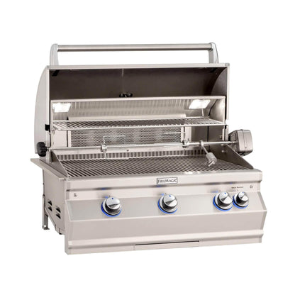 Fire Magic Aurora Multi-User Built-In Grill With Analog Thermometer & Rotisserie Kit, 30" [A540I-8EAN/P