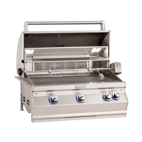 Fire Magic Aurora Multi-User Built-In Grill With Analog Thermometer & Rotisserie Kit, 30" [A540I-8EAN/P]