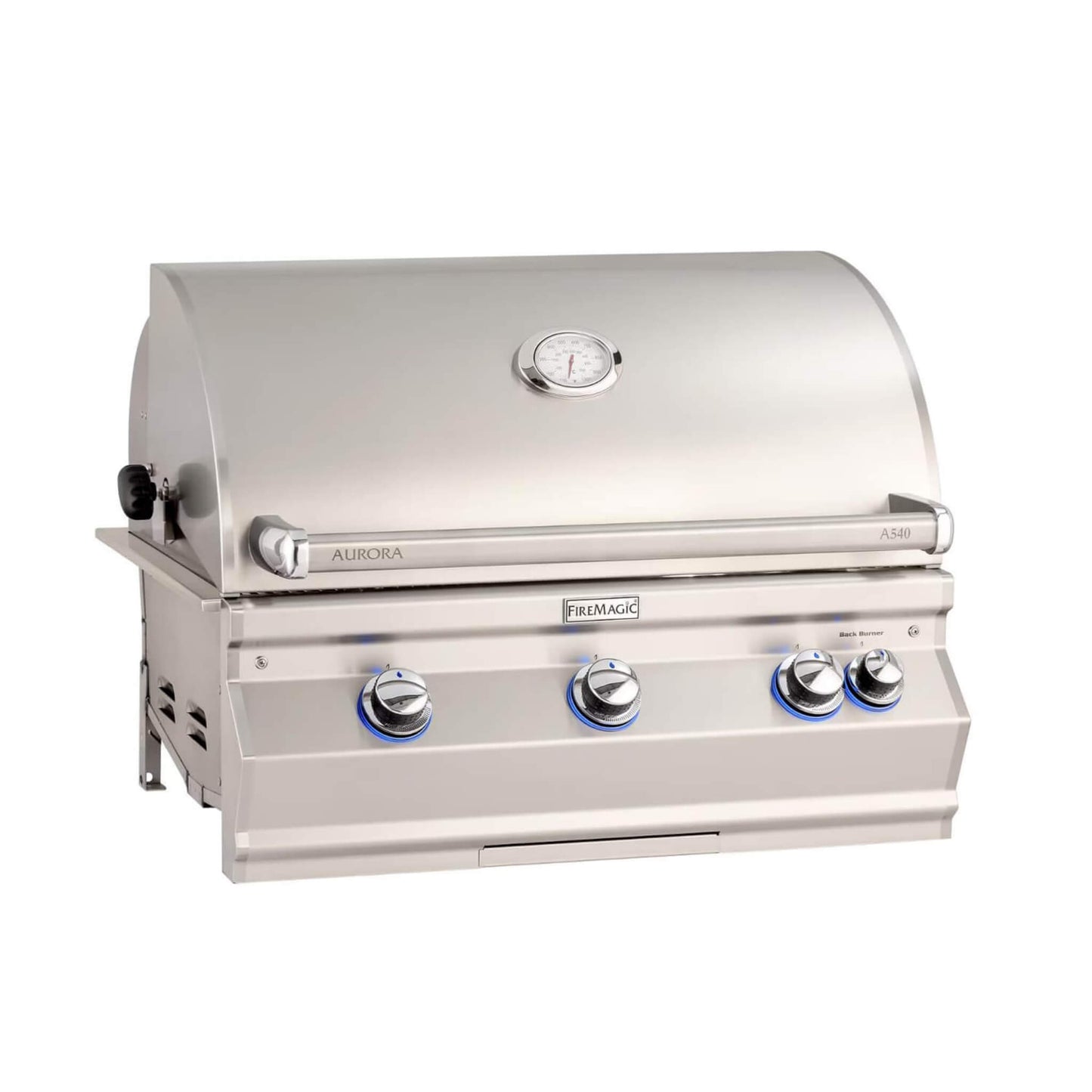 Fire Magic Aurora Multi-User Built-In Grill With Analog Thermometer & Rotisserie Kit, 30" [A540I-8EAN/P