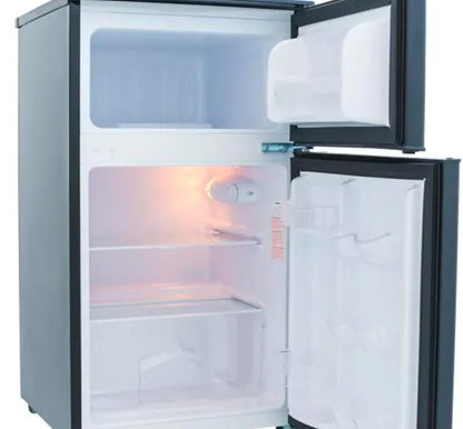 MirageVision outdoor entertainment center mini fridge