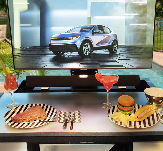 MirageVision portable outdoor TV entertainment system