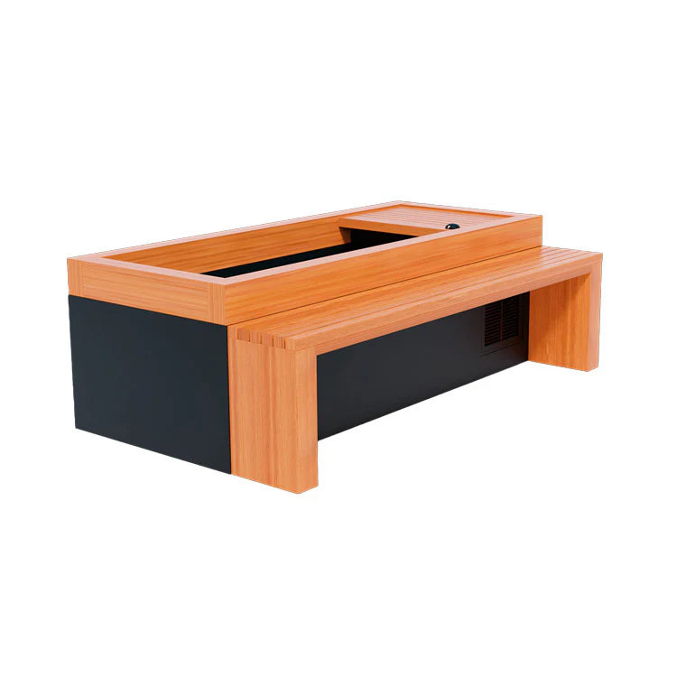 Medical Frozen 5 cold plunge tub with bar counter and heavy-duty step — photo 8