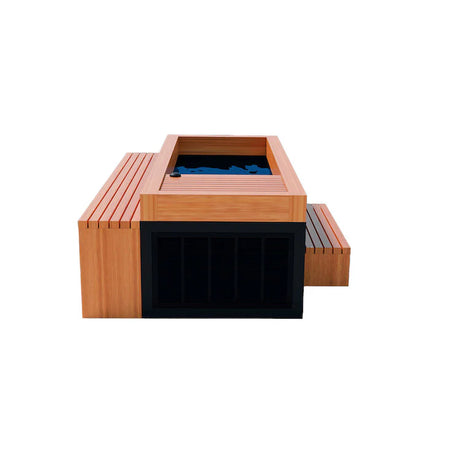 Medical Frozen 5 cold plunge tub with bar counter and heavy-duty step — photo 9