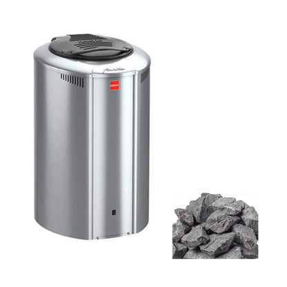 Harvia Forte AF Sauna Heater with Control Panel, Keypad Lock & Sauna Stones [HAFU]