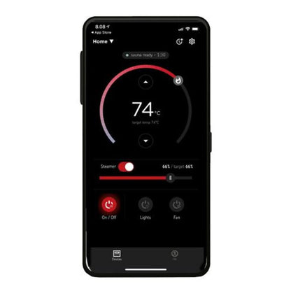 Harvia KIP60W 6KW UL Certified Electric Sauna Heater with Xenio CX170 Digital WiFi Control & Sauna Stones