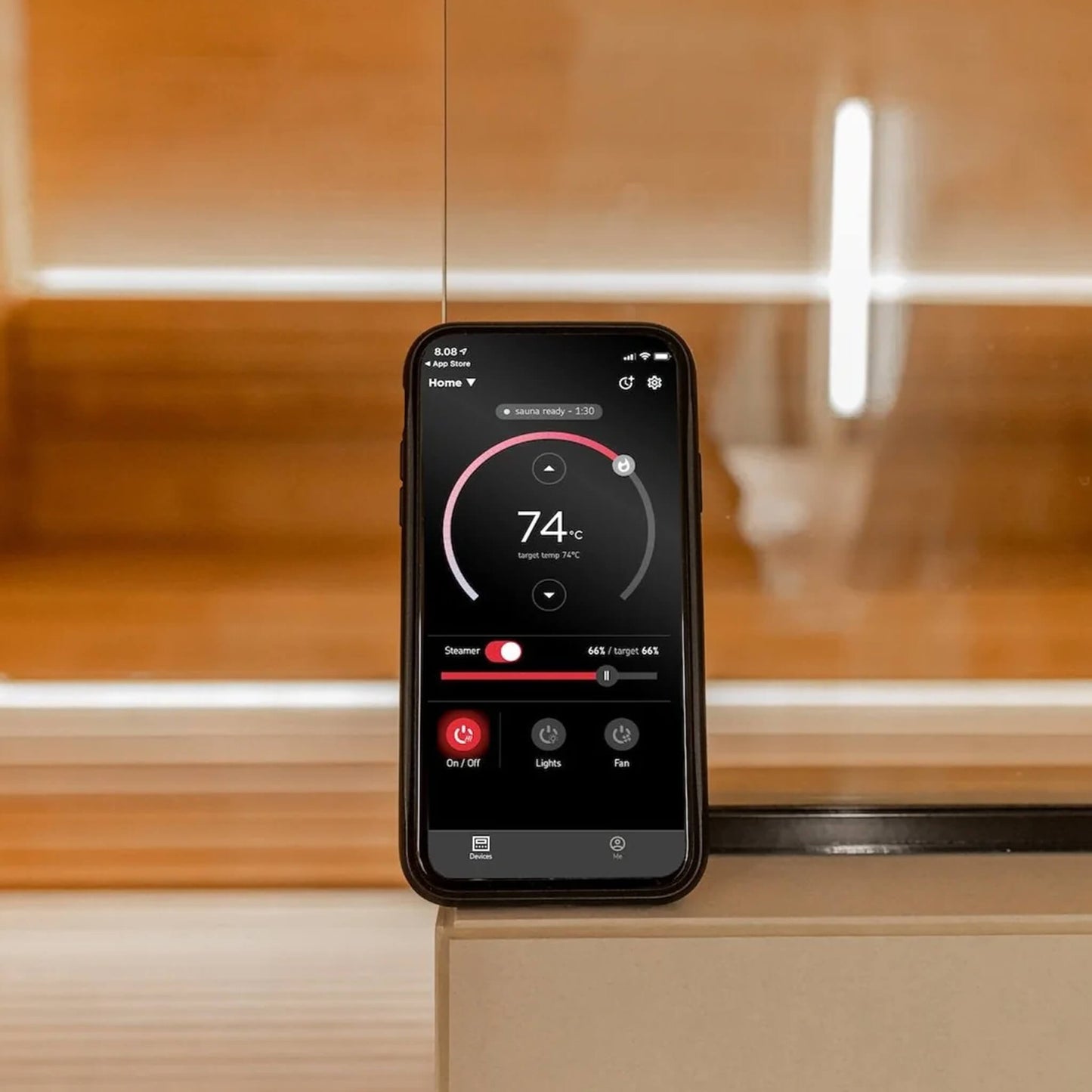 Harvia KIP60W 6KW UL Certified Electric Sauna Heater with Xenio CX170 Digital WiFi Control & Sauna Stones