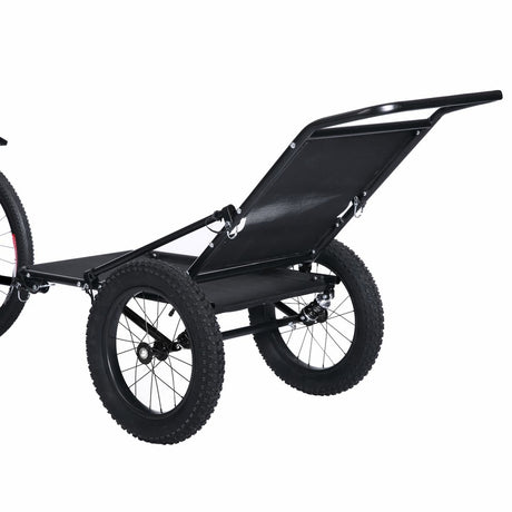 Fat tire ebike cargo hauling trailer
