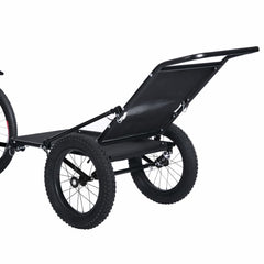 Fat tire ebike cargo hauling trailer