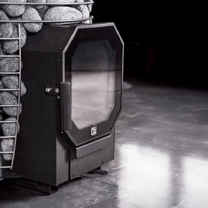 HUUM Hive Flow Mini 8.5KW Wood-Burning Sauna Stove With Ash Drawer & Sauna Stones [H1017012]