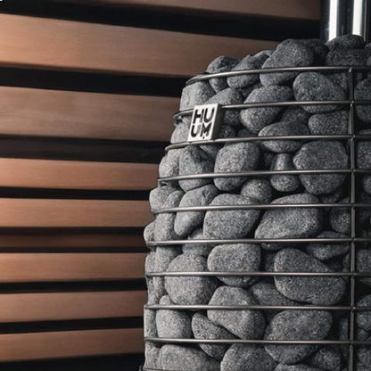 HUUM Hive Flow Mini 8.5KW Wood-Burning Sauna Stove With Ash Drawer & Sauna Stones [H1017012]