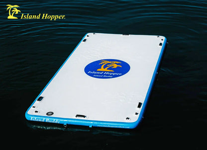 Island Hopper Island Buddy 12' x 6' Inflatable Water Platform & Dock