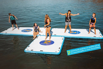 Island Hopper Island Buddy 12' x 6' Inflatable Water Platform & Dock