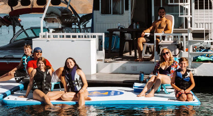 Island Hopper Island Buddy 12' x 6' Inflatable Water Platform & Dock