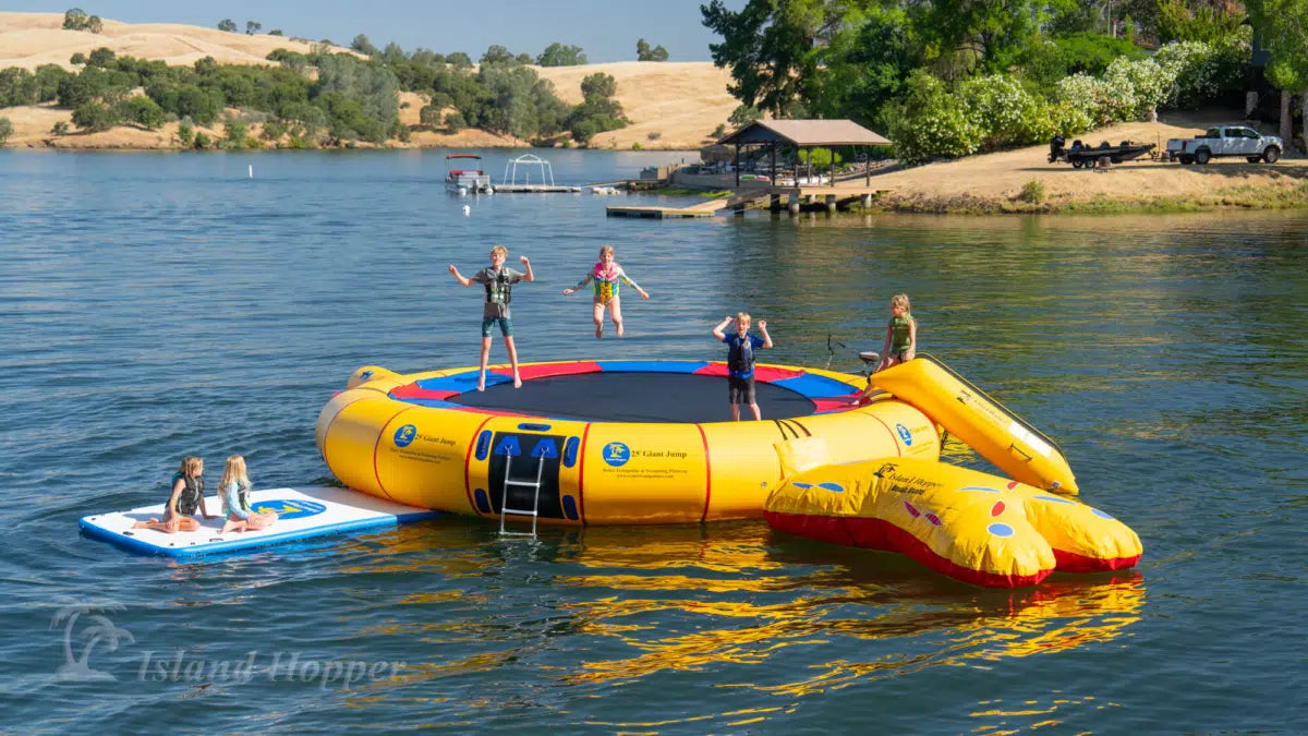 Island Hopper 25' Giant Jump Water Trampoline