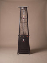 Lava Heat Italia 2G Flame Tower patio heater in Hammered Black