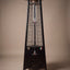 Lava Heat Italia Capri patio heater in Hammered Black