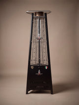 Lava Heat Italia Capri patio heater in Hammered Black