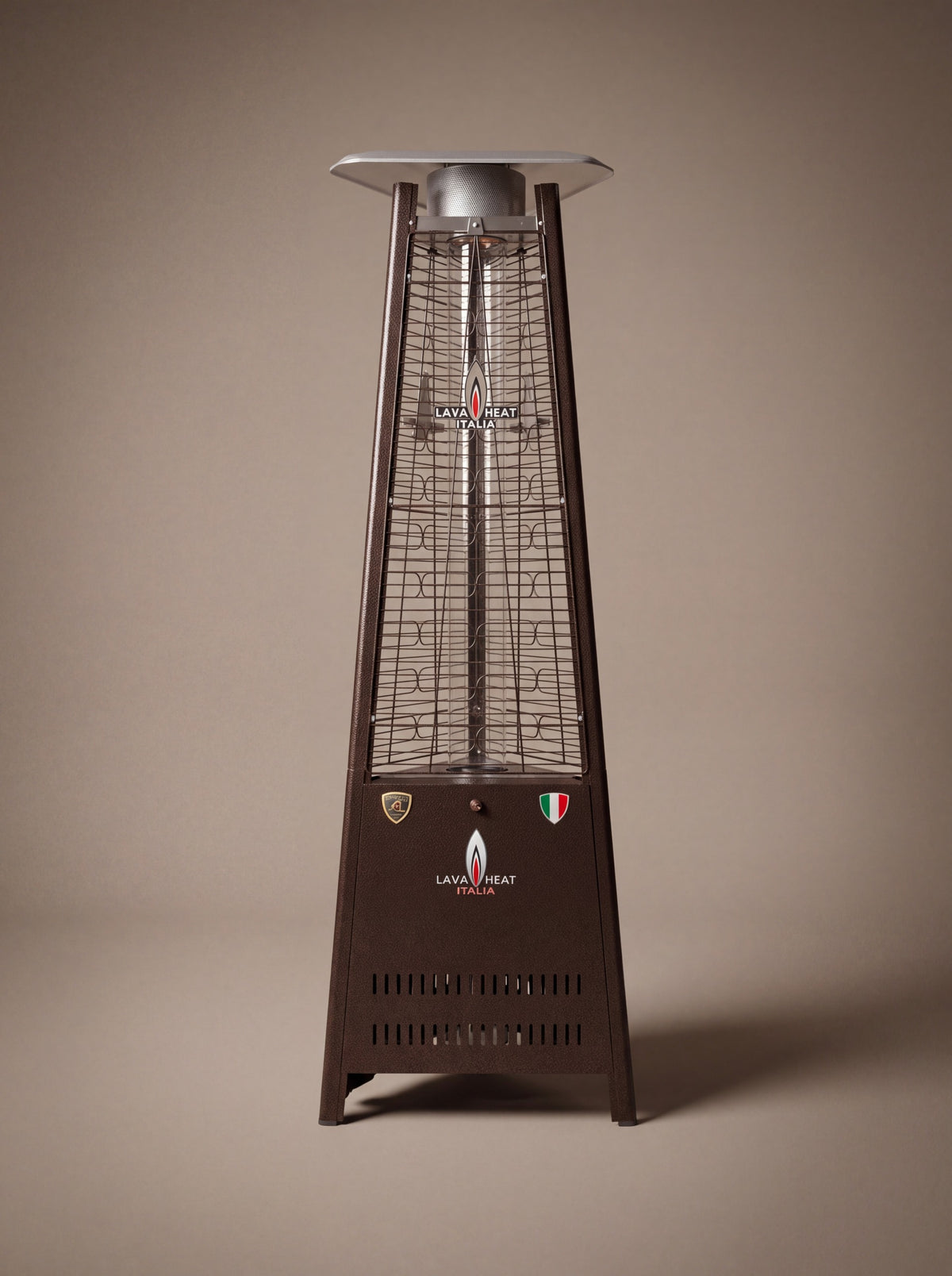 Lava Heat Italia Capri patio heater in Heritage Bronze
