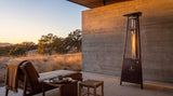 Lava Heat Italia Capri patio heater in an outdoor setting