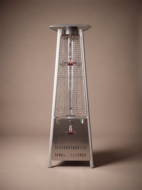 Lava Heat Italia Capri patio heater in Stainless Steel
