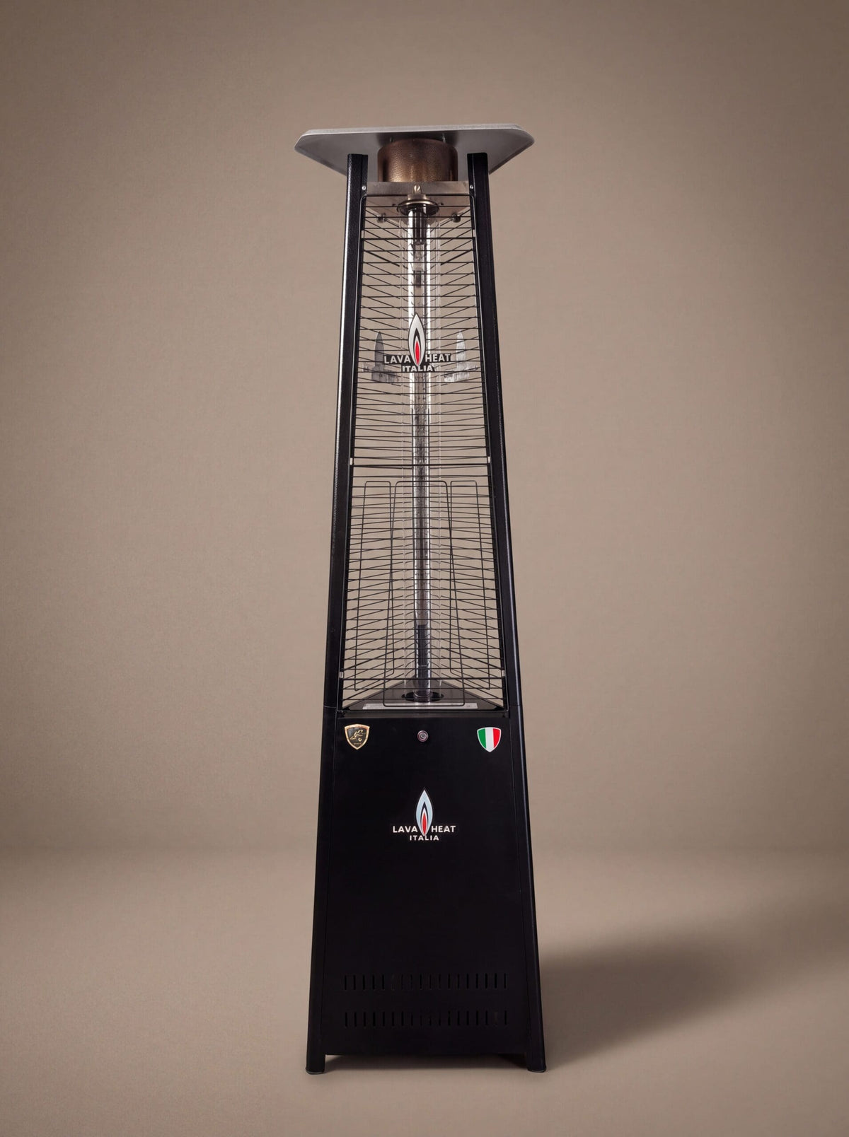 Lava Heat Italia Lava Lite patio heater in Hammered Black