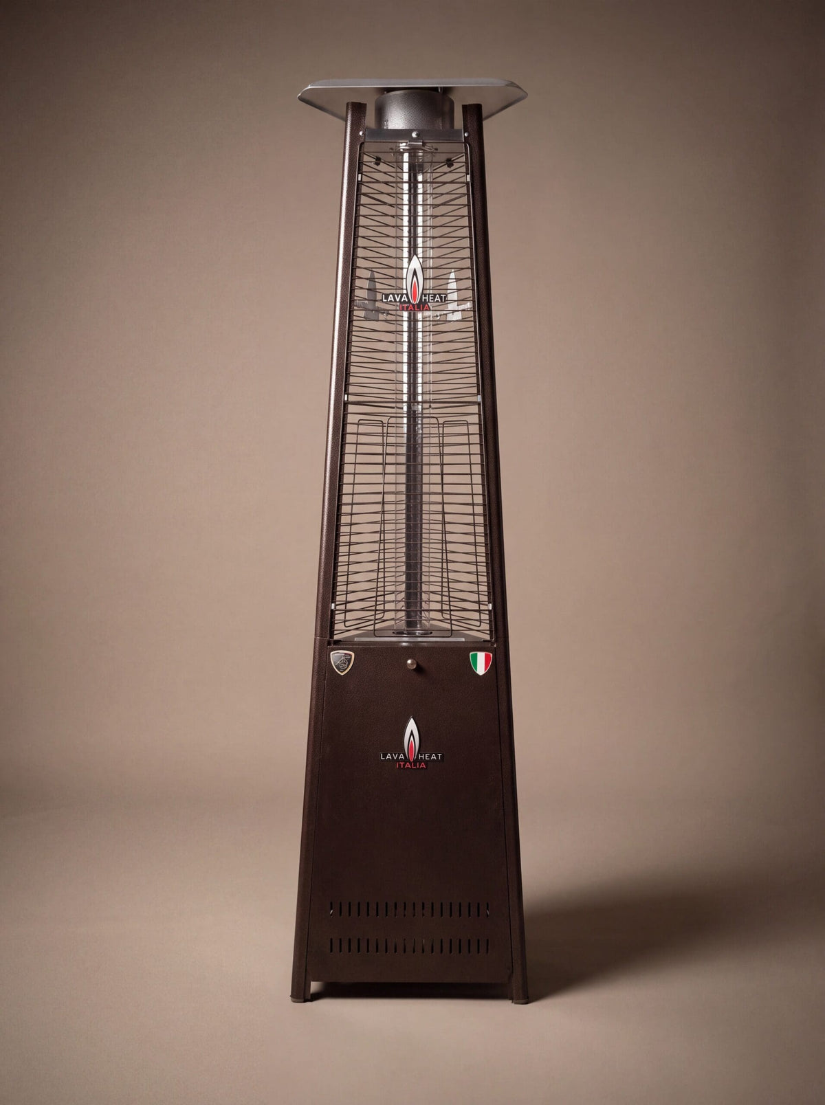 Lava Heat Italia Lava Lite patio heater in Heritage Bronze