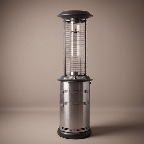 Lava Heat Italia Milano Cylindrical patio heater in Gunmetal