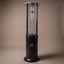 Lava Heat Italia Opus series patio heater in Hammered Black