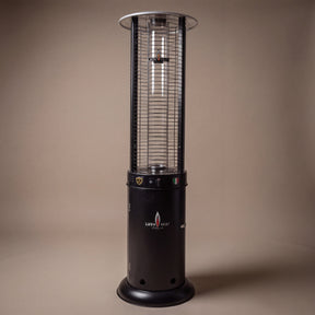 Lava Heat Italia Opus series patio heater in Hammered Black