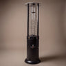 Lava Heat Italia Opus series patio heater in Hammered Black