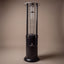 Lava Heat Italia Opus series patio heater in Hammered Black