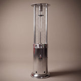 Lava Heat Italia Opus series patio heater in Stainless Steel