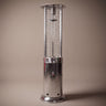 Lava Heat Italia Opus series patio heater in Stainless Steel