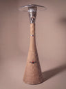 Lava Heat Italia Palermo Rattan patio heater in Natural Rattan