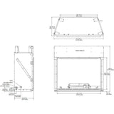 Majestic Courtyard 55K BTU 36" Traditional Outdoor Gas Fireplace [ODCOUG-36NR]