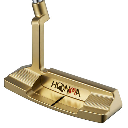 Malbon x Honma gold blade putter
