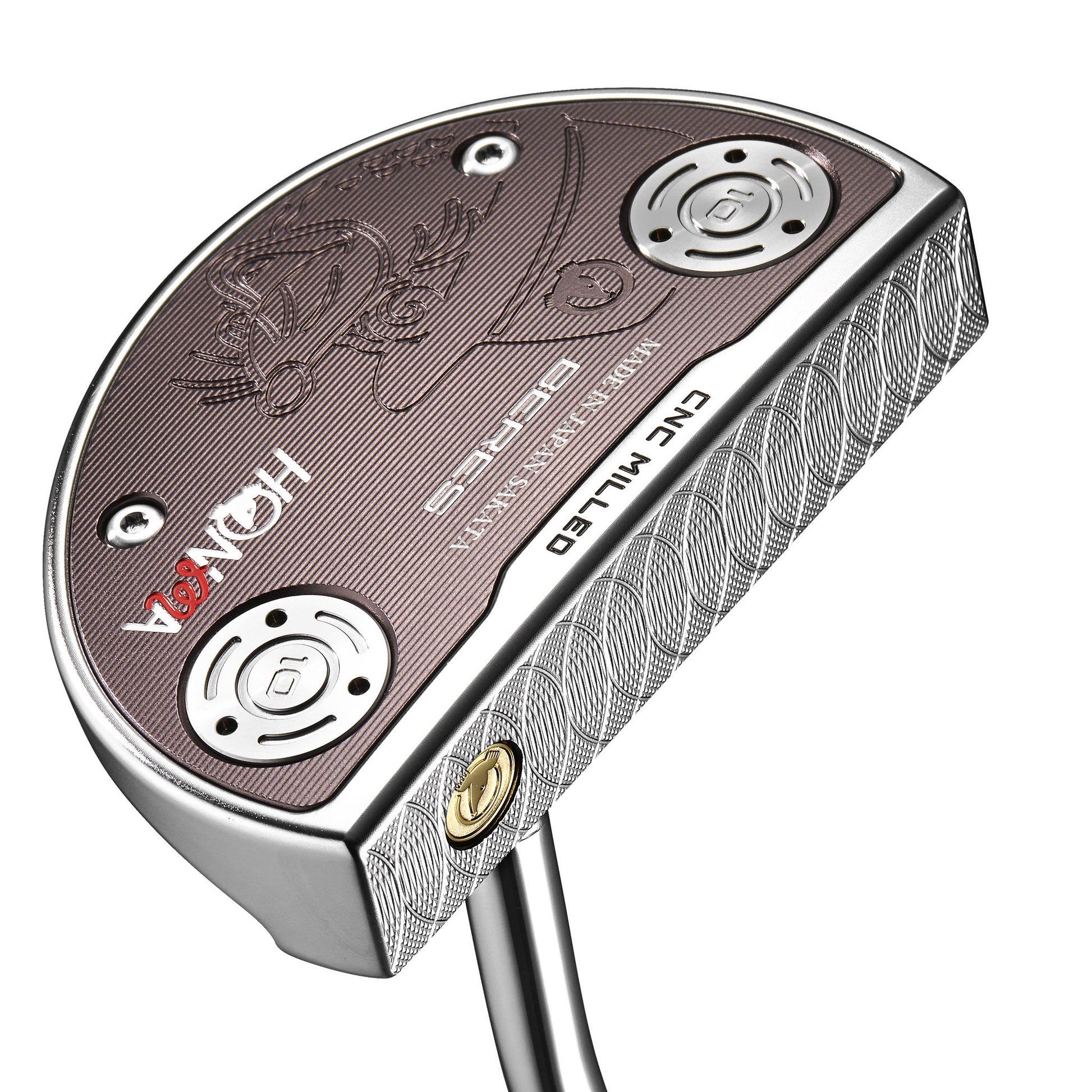 Malbon x Honma women’s mallet putter CNC milled