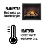 Napoleon Elevation Direct Vent Gas Fireplace with 36" Tempered Glass [E36/42N/PTE]