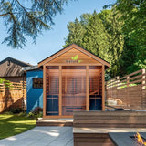 Medical Saunas Nature 9 Plus Hybrid Outdoor Sauna (Six Person)