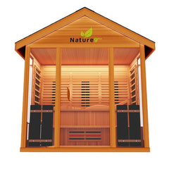 Medical Saunas Nature 9 Plus Hybrid Outdoor Sauna (Six Person)