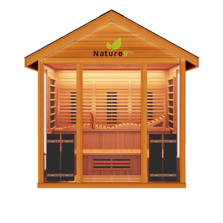 Medical Saunas Nature 9 Plus Hybrid Outdoor Sauna (Six Person)