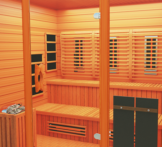 Medical Saunas Nature 9 Plus Hybrid Outdoor Sauna (Six Person)