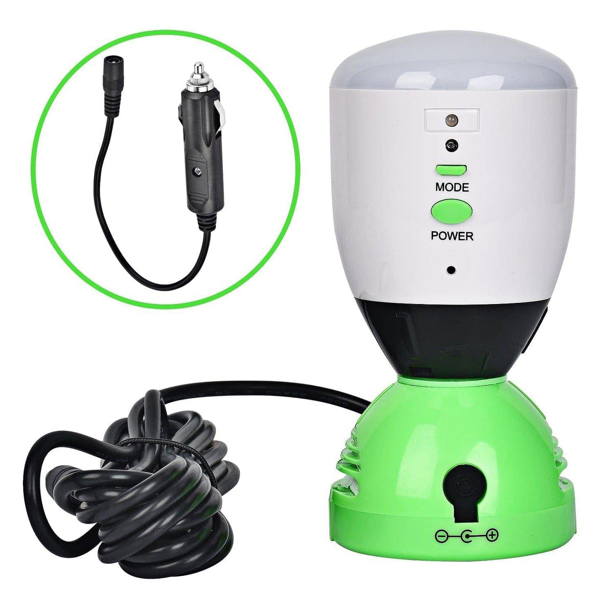 Backup LED light for solar generator