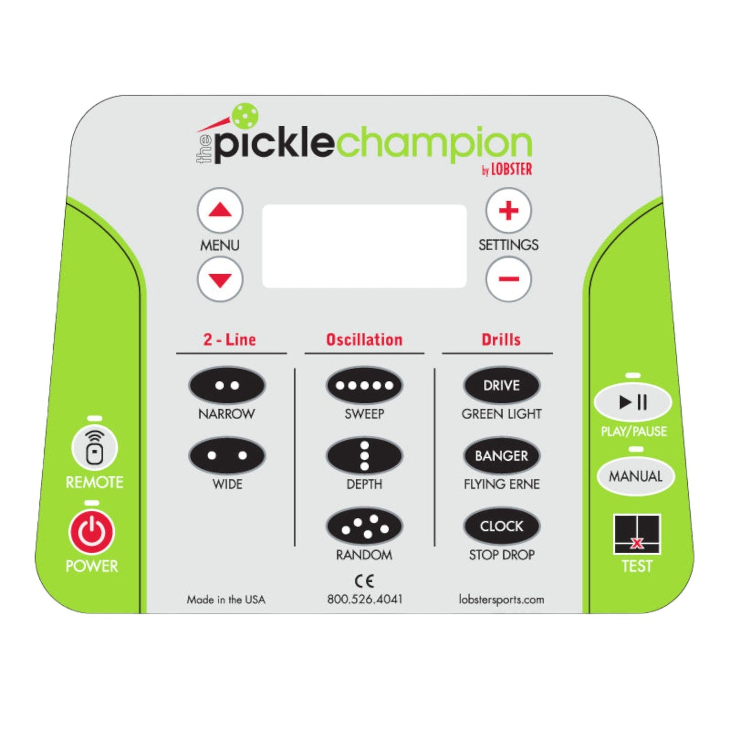 The Pickle Champion by Lobster – Advanced All-Digital Pickleball Machine