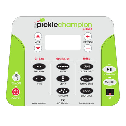 The Pickle Champion by Lobster – Advanced All-Digital Pickleball Machine