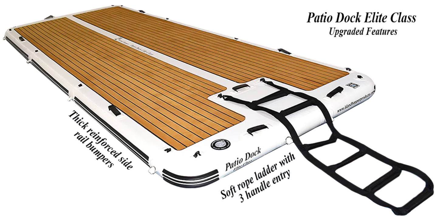 Island Hopper Elite Class Patio Dock 15' x 6' Floating Platform