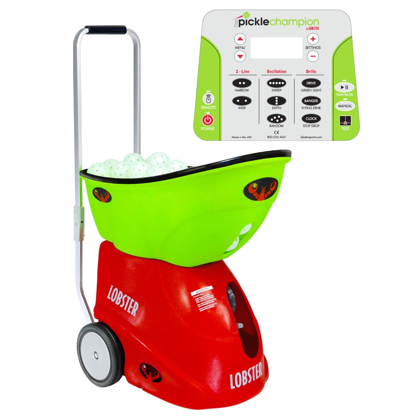 The Pickle Champion by Lobster – Advanced All-Digital Pickleball Machine