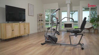 Sunny Health & Fitness Performance Interactive Series Recumbent Elliptical